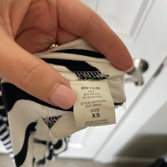 Athleta Black and White Striped Maxi Tank Dress - XS - Picture 6 of 7